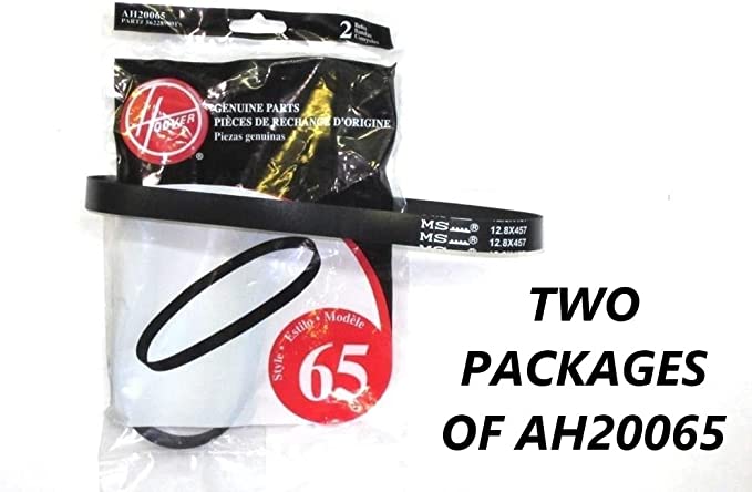 Hoover Genuine UH70200 Windtunnel Rewind Plus Vacuum Flat Belt 2PK